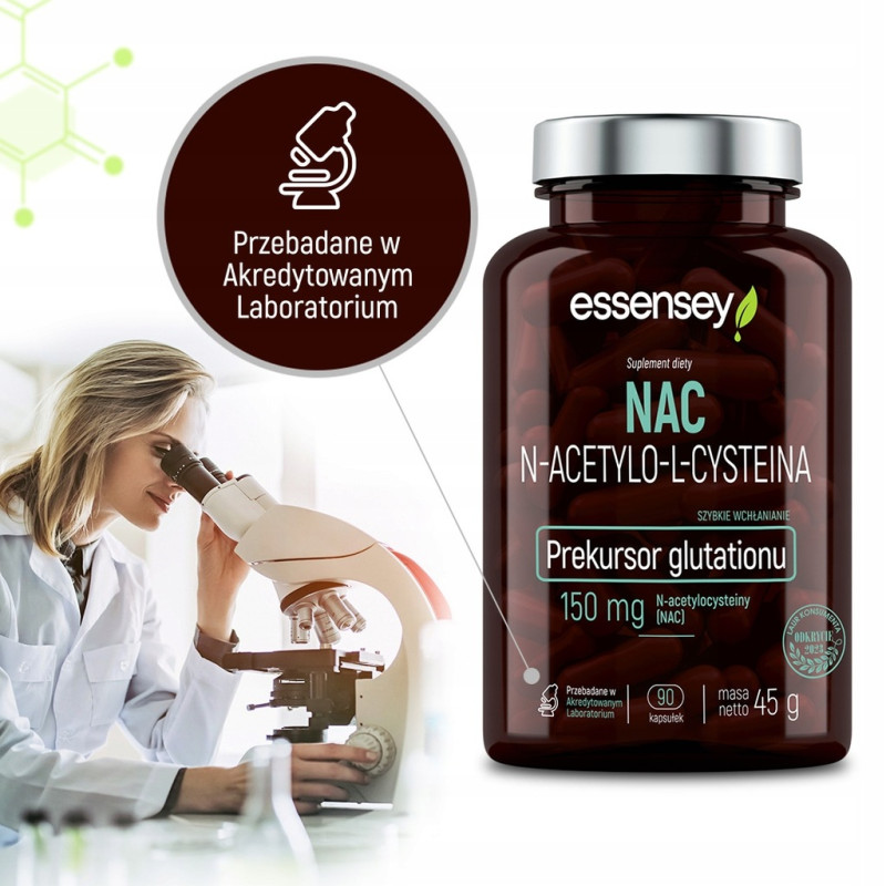 NAC SZYBKOWCHŁANIALNY GLUTATION N-ACETYL L-CYSTEINA NA 90cap WĄTROBA WEGE NAC SZYBKOWCHŁANIALNY GLUTATION N-ACETYL L-CYSTEINA NA 90cap WĄTROBA WEGE