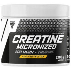 TREC CREATINE MICRONIZED + TAURINE KREATYNA NA MASĘ SIŁĘ TAURYNA 200g PURE