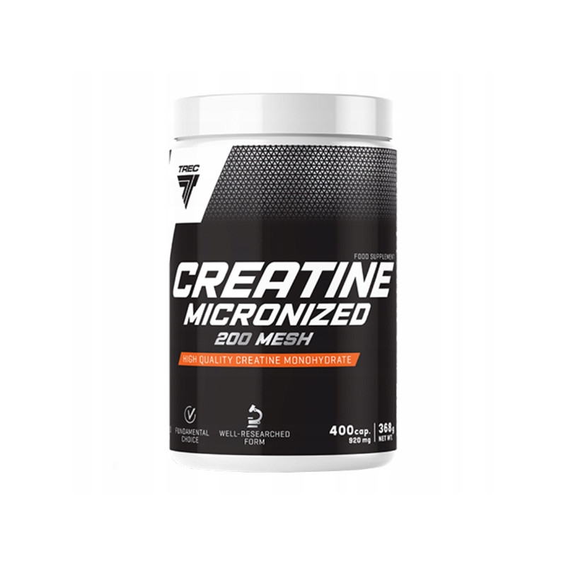 TREC CREATINE 200mesh 133 porcje Kreatyna 400 kaps monohydrat w kapsułkach