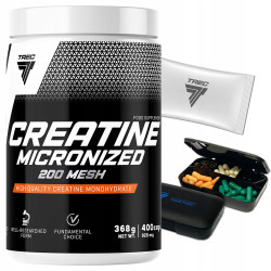 TREC CREATINE 200mesh 133 porcje Kreatyna 400 kaps monohydrat w kapsułkach
