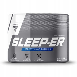 TREC SLEEP-ER SLEEPER 225 G ZMA DAA GABA GŁĘBOKI SEN TROPICAL LEMON MILD TREC SLEEP-ER SLEEPER 225 G ZMA DAA GABA GŁĘBOKI SEN TROPICAL LEMON MILD