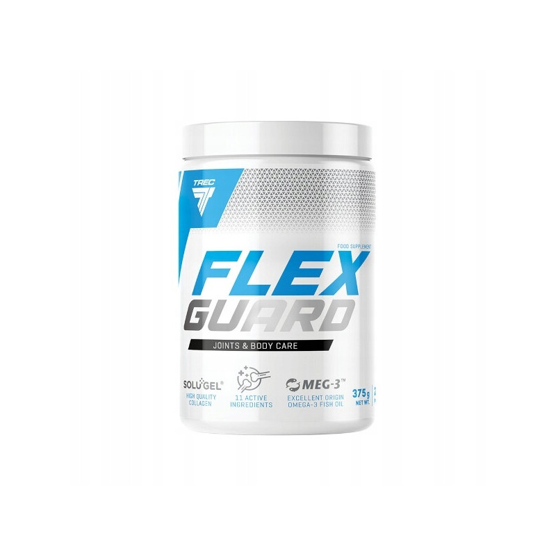 TREC FLEX GUARD 375G ZDROWE STAWY ŚCIĘGNA KOLAGEN MSM GLUKOZAMINA OWOCE LEŚ