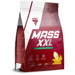 TREC MASS XXL 1KG GAINER BIAŁKO WĘGLOWODANY KREATYNA AMINOKWASY BANAN