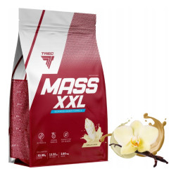 TREC MASS XXL 1KG GAINER BIAŁKO WĘGLOWODANY KREATYNA AMINOKWASY WANILIA