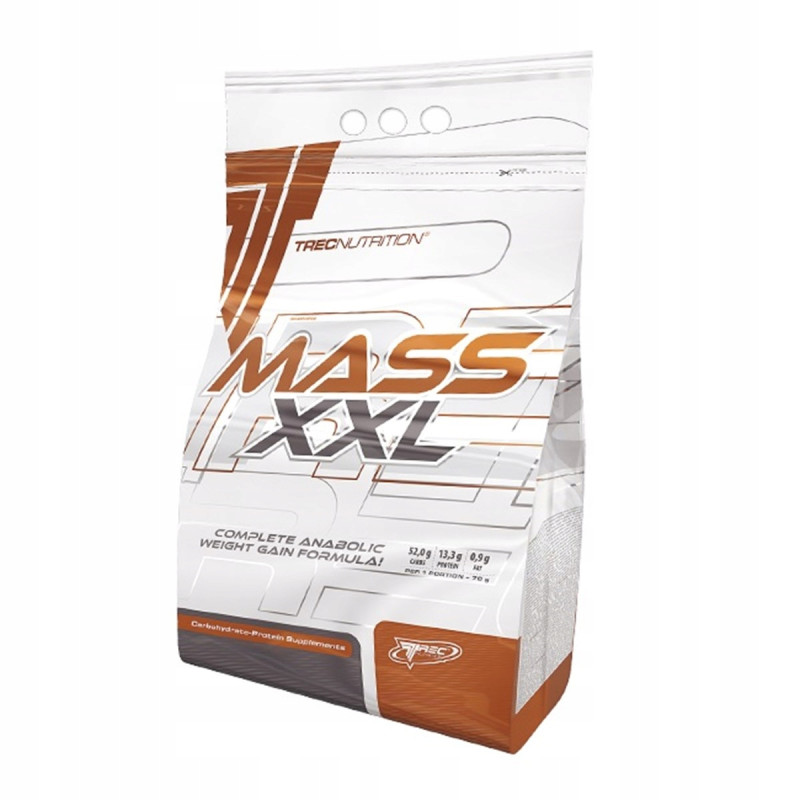 TREC MASS XXL 1KG GAINER BIAŁKO WĘGLOWODANY KREATYNA AMINOKWASY WANILIA
