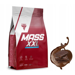 TREC MASS XXL 1KG GAINER BIAŁKO WĘGLOWODANY KREATYNA AMINOKWASY CZEKOLADA