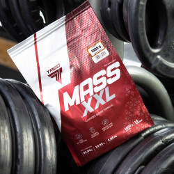 TREC MASS XXL 1KG GAINER BIAŁKO WĘGLOWODANY KREATYNA AMINOKWASY CZEKOLADA