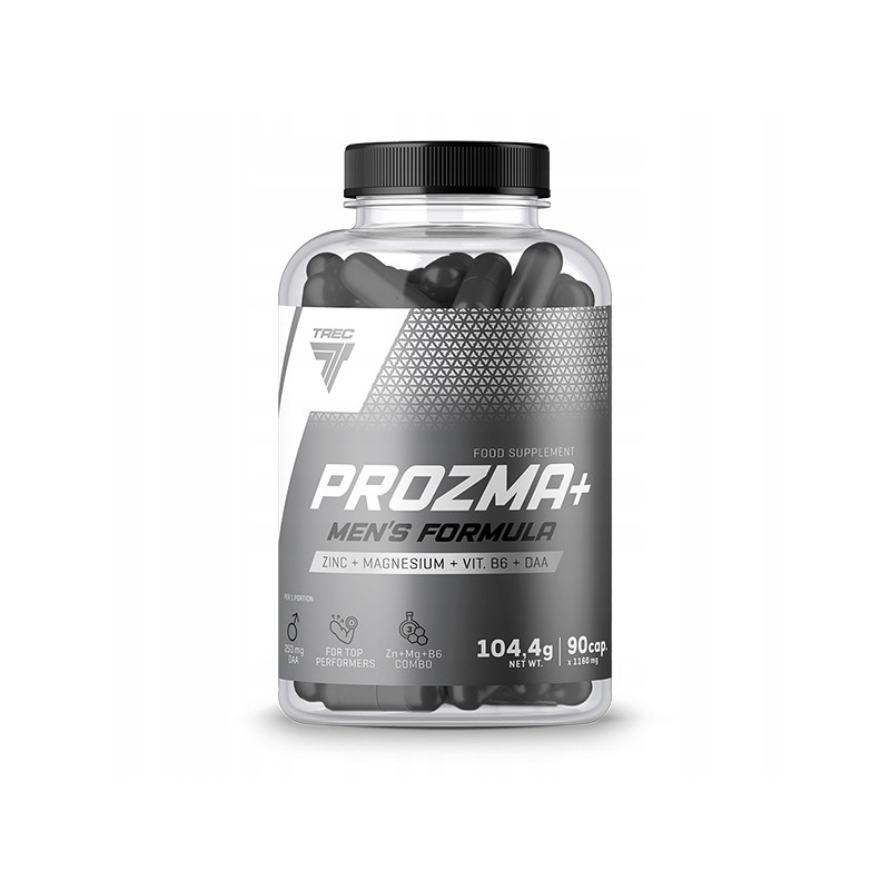 TREC PROZMA+ 90 ZMA MAGNEZ CYNK B6 DAA MASA SIŁA MOC TESTOSTERON LIBIDO TREC PROZMA+ 90 ZMA MAGNEZ CYNK B6 DAA MASA SIŁA MOC TESTOSTERON LIBIDO