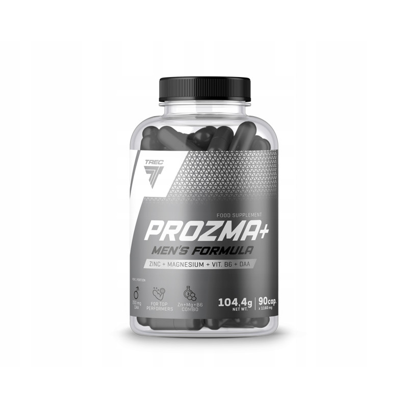 TREC PROZMA+ 90 ZMA MAGNEZ CYNK B6 DAA MASA SIŁA MOC TESTOSTERON LIBIDO TREC PROZMA+ 90 ZMA MAGNEZ CYNK B6 DAA MASA SIŁA MOC TESTOSTERON LIBIDO