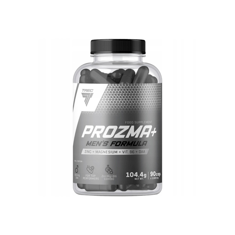 TREC PROZMA+ 90 ZMA MAGNEZ CYNK B6 DAA MASA SIŁA MOC TESTOSTERON LIBIDO TREC PROZMA+ 90 ZMA MAGNEZ CYNK B6 DAA MASA SIŁA MOC TESTOSTERON LIBIDO