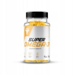 TREC SUPER OMEGA 3 EPA DHA PREMIUM TRAN OLEJ RYBI WITAMINA E ODPORNOŚĆ 60C