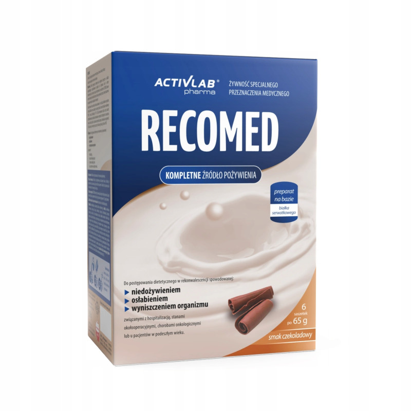 ACTIVLAB PHARMA RECOMED 65g KOKTAJL ODŻYWCZY POSIŁEK DIETA BIAŁKO CZEKOLADA ACTIVLAB PHARMA RECOMED 65g KOKTAJL ODŻYWCZY POSIŁEK DIETA BIAŁKO CZEKOLADA