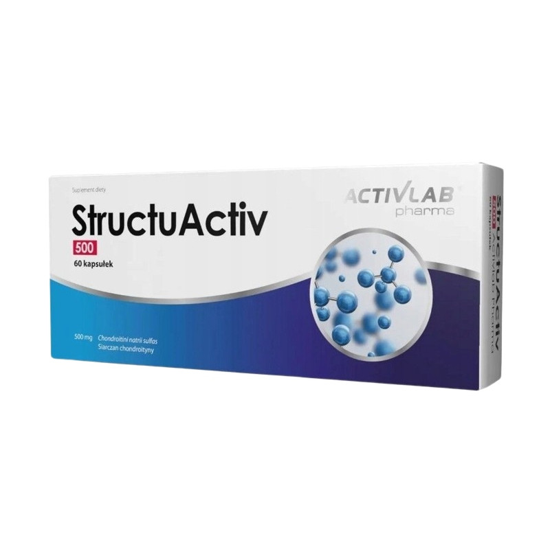Activlab Structuactiv 500mg Chondroityna NA KOŚCI STAWY WIĘZADŁA WITAMINY