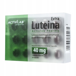 ACTIVLAB PHARMA LUTEINA EXTRA 30 KAPSUŁEK ZDROWE OCZY ZDROWY WZROK
