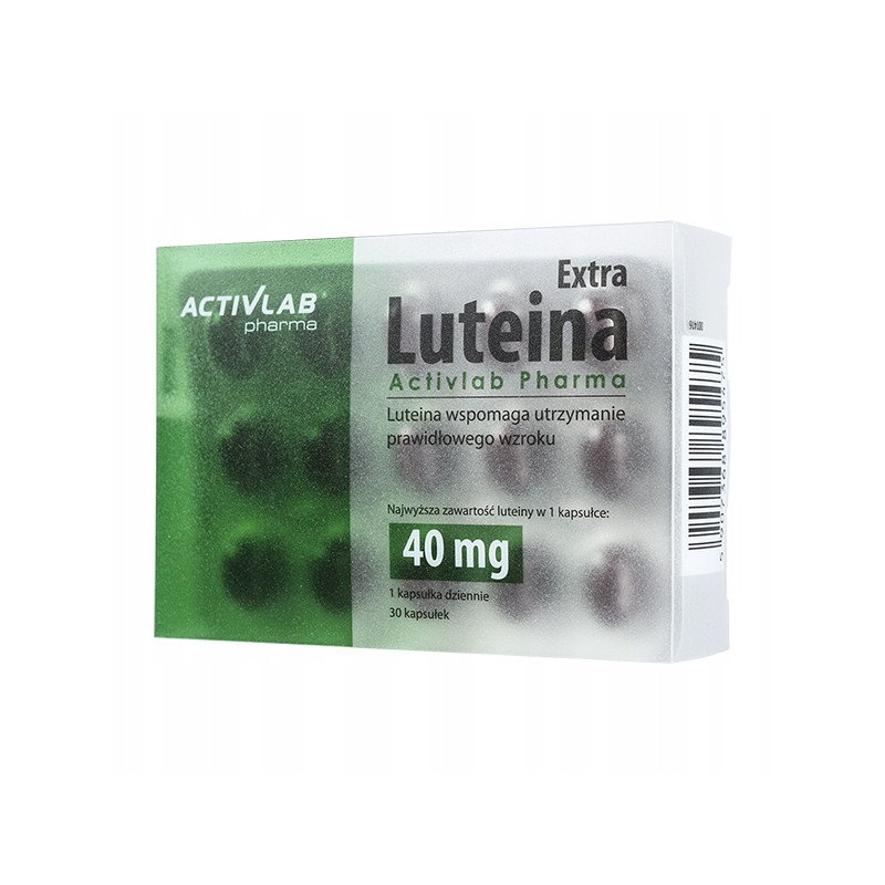 ACTIVLAB PHARMA LUTEINA EXTRA 30 KAPSUŁEK ZDROWE OCZY ZDROWY WZROK