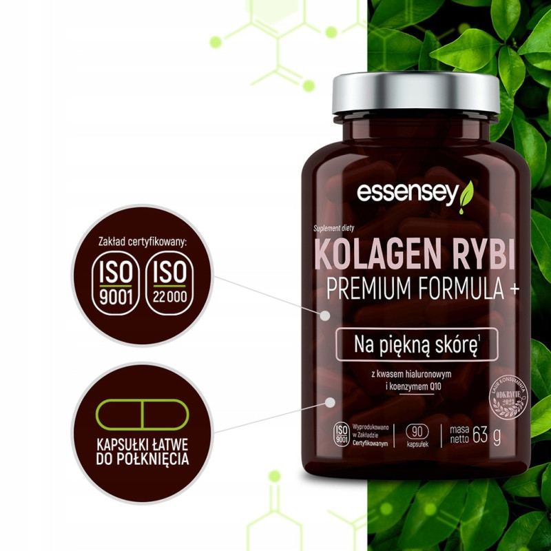 ESSENSEY KOLAGEN RYBI PREMIUM FORMULA+ 90 KAPSUŁEK