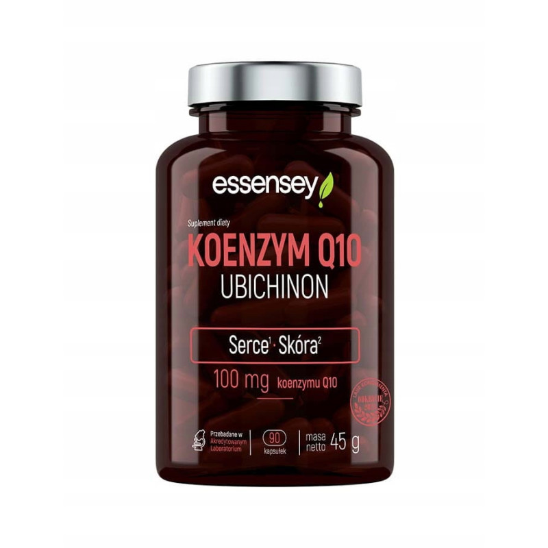 ESSENSEY KOENZYM Q10 UBICHINON ANTYOKSYDANT NA SERCE SKÓRĘ ODPORNOŚĆ COQ10 ESSENSEY KOENZYM Q10 UBICHINON ANTYOKSYDANT NA SERCE SKÓRĘ ODPORNOŚĆ COQ10
