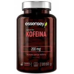 ESSENSEY KOFEINA 200mg CAFFEINE POBUDZENIE ENERGIA SKUPIENIE TERMOGENIC
