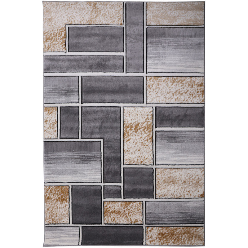 Dywan Cosmic Carving 5078 GREY GOLD 160x230cm
