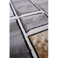 Dywan Cosmic Carving 5078 GREY GOLD 160x230cm