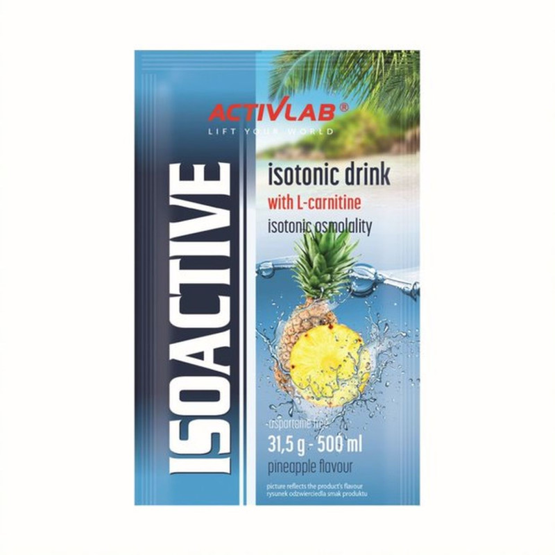 ACTIVLAB ISOACTIV 31,5g IZOTONIK NAWODNIENIE WITAMINY MINERAŁY ANANAS