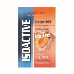 ACTIVLAB ISOACTIV 31,5g IZOTONIK NAWODNIENIE WITAMINY MINERAŁY BRZOSKWINIA