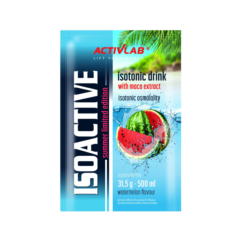 ACTIVLAB ISOACTIV 31,5g IZOTONIK NAWODNIENIE WITAMINY MINERAŁY ARBUZ