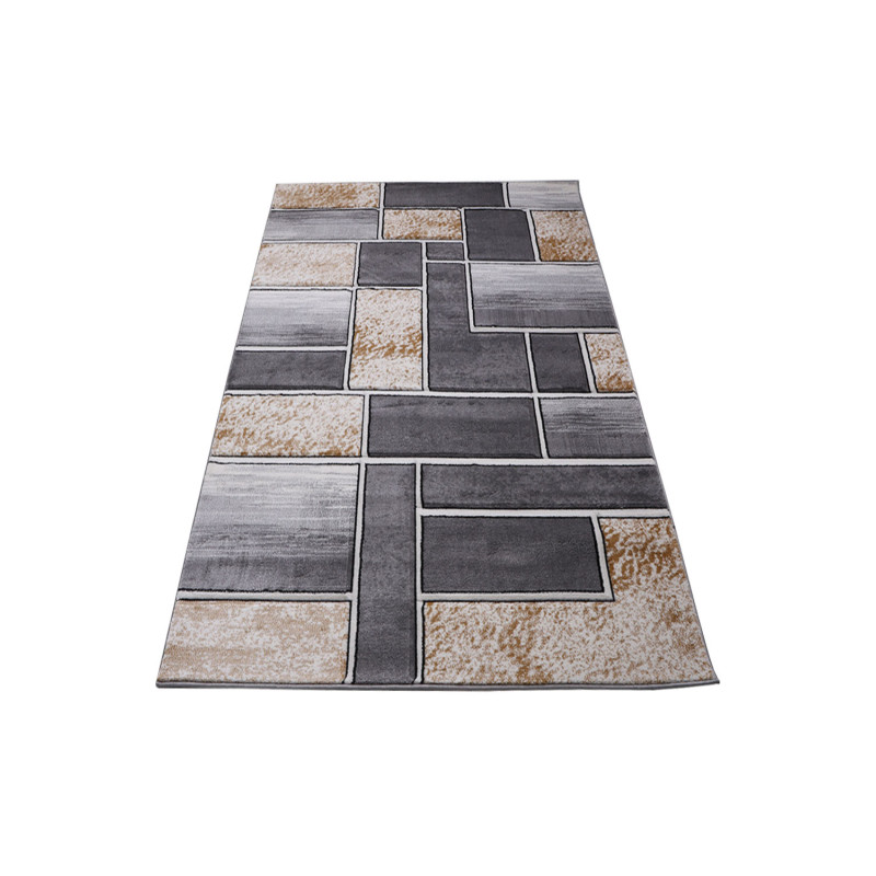Dywan Cosmic Carving 5078 GREY GOLD 160x230cm