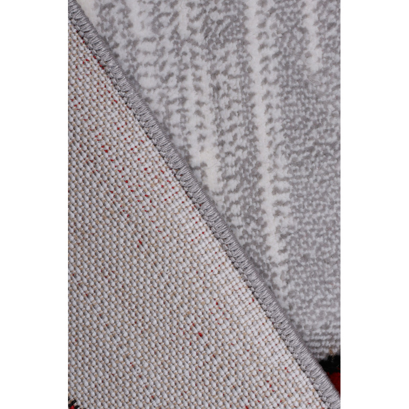 Dywan Cosmic Carving 5031 GREY RED 133x190cm