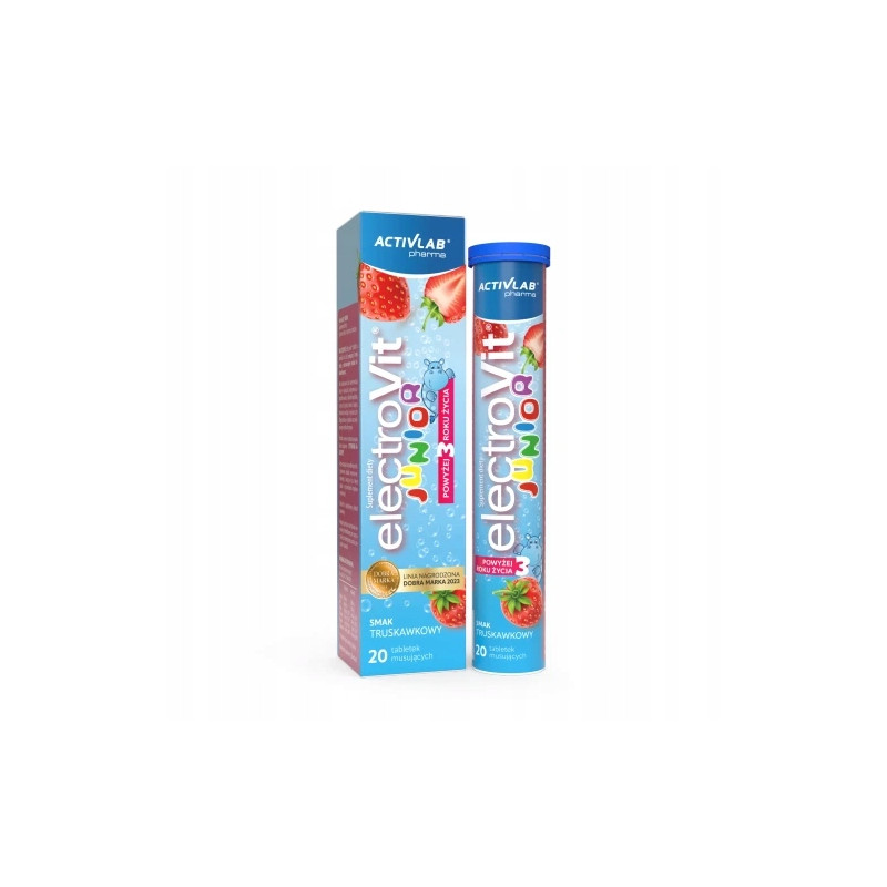 ACTIVLAB ELECTROVIT JUNIOR ELEKTROLITY DLA DZIECI MAGNEZ POTAS 20 TABLETEK