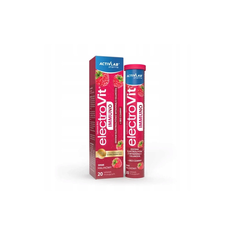 ACTIVLAB ELECTROVIT IMMUNO ODPORNOŚĆ MAGNEZ POTAS GLUKOZA CZARNY BEZ 20 TAB