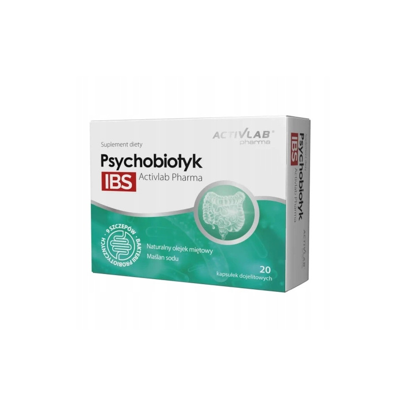 ACTIVLAB PSYCHOBIOTYK IBS SIBO JELITO DRAŻLIWE TRAWIENIE MAŚLAN SODU BIFIDO
