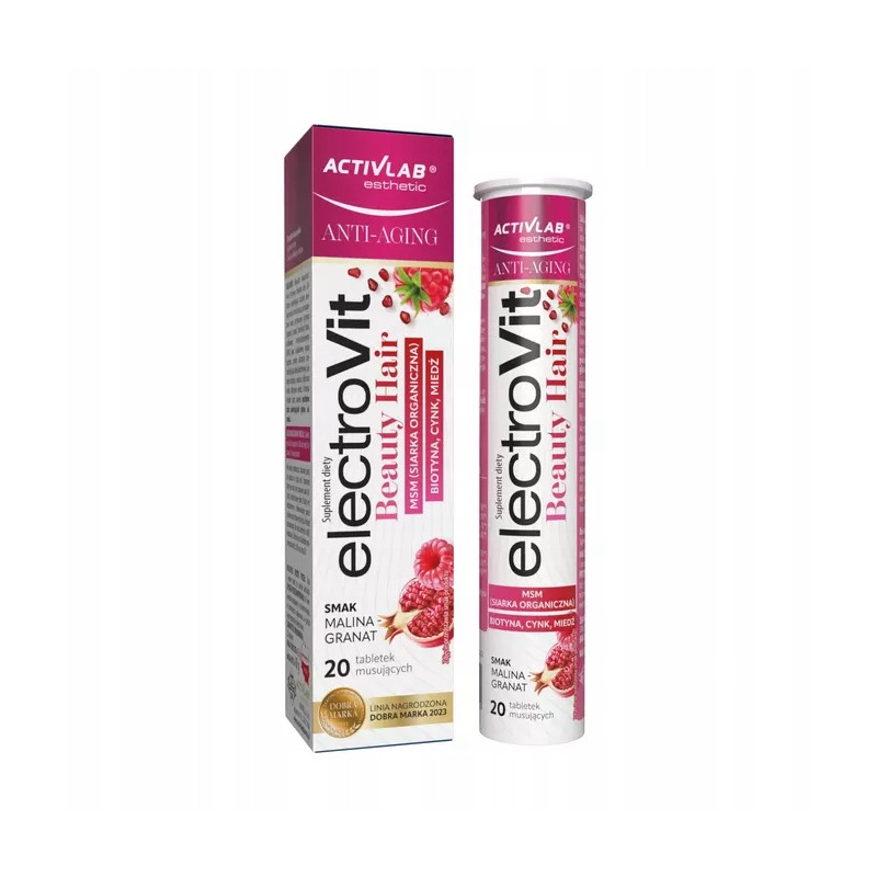 ACTIVLAB ELECTROVIT BEAUTY HAIR PIĘKNE WŁOSY POTAS CYNK MAGNEZ 20 TABLETEK ACTIVLAB ELECTROVIT BEAUTY HAIR PIĘKNE WŁOSY POTAS CYNK MAGNEZ 20 TABLETEK