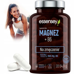 MAGNEZ 100% BIO COMPLEX 4 FORMY + B6 STRES SKURCZE KORTYZOL 90cap