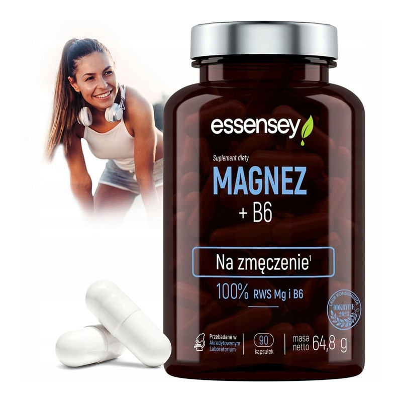 MAGNEZ 100% BIO COMPLEX 4 FORMY + B6 STRES SKURCZE KORTYZOL 90cap