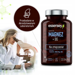 MAGNEZ 100% BIO COMPLEX 4 FORMY + B6 STRES SKURCZE KORTYZOL 90cap