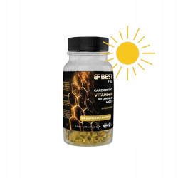 Best Fuel Vitamin D3 4000IU 100 kapsułek Softgels ODPORNOŚĆ ANEMIA CUKRZYCA