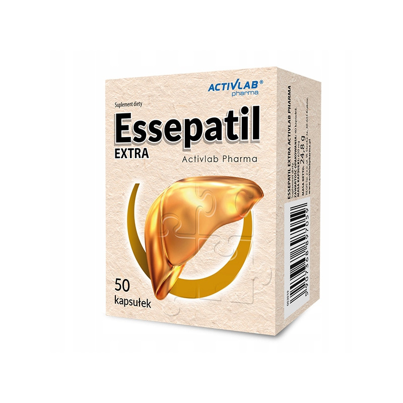ESSEPATIL EXTRA ZDROWA WĄTROBA REGENERACJA TRAWIENIE LECYTYNA SOJOWA