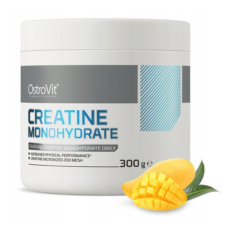 OstroVit Monohydrat Kreatyny 300 g CREATINE SIŁA MOC SPORT - mango