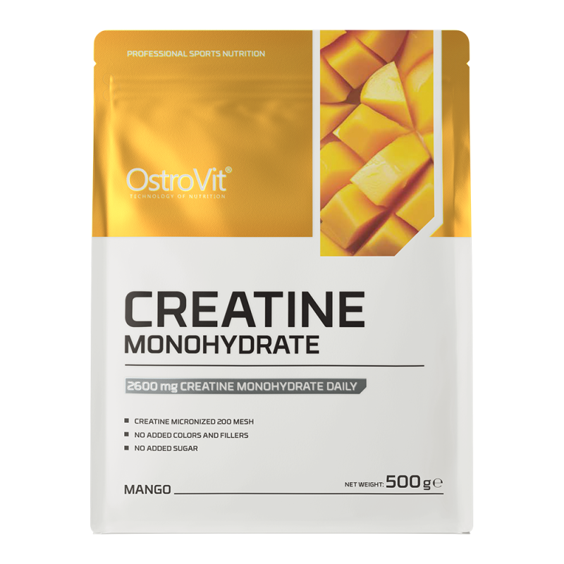 OSTROVIT MONOHYDRAT KREATYNY CREATINE MONO 500g SIŁA MASA MOC POMPA MANGO