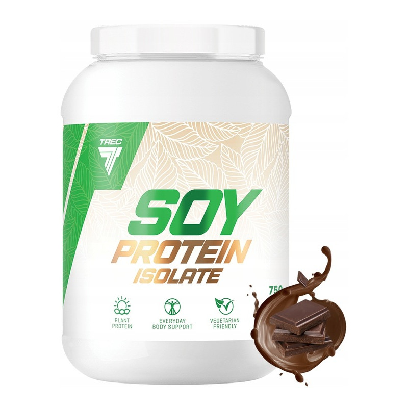 TREC SOY PROTEIN 750g BIAŁKO SOJOWE WPI WEGE AMINOKWASY BCAA EAA KARNITYNA