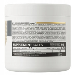 OstroVit Creatine Monohydrate Creapure Kreatyna Pompa Siła 250g naturalna