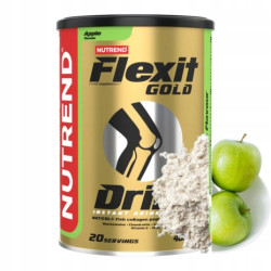 NUTREND FLEXIT GOLD 400G REGENERACJA STAWÓW KOLAGEN GLUKOZAMINA jabłko