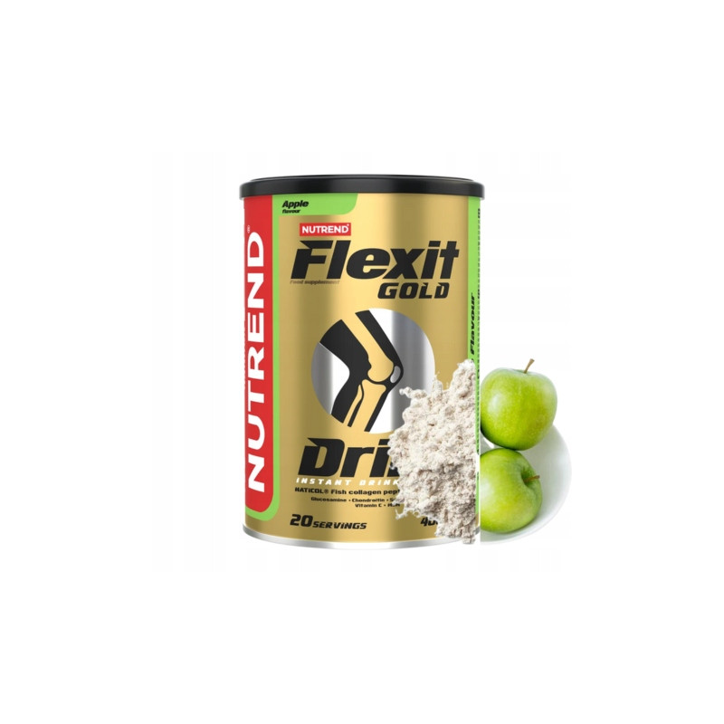 NUTREND FLEXIT GOLD 400G REGENERACJA STAWÓW KOLAGEN GLUKOZAMINA jabłko NUTREND FLEXIT GOLD 400G REGENERACJA STAWÓW KOLAGEN GLUKOZAMINA jabłko