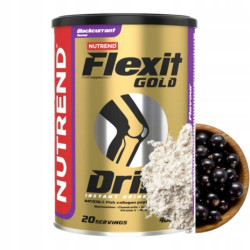 NUTREND FLEXIT GOLD 400G REGENERACJA STAWÓW KOLAGEN GLUKOZAMINA porzeczka