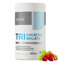 OSTROVIT TRI-CREATINE MALATE KREATYNA JABŁCZAN KREATYNY TCM 500g poziomka