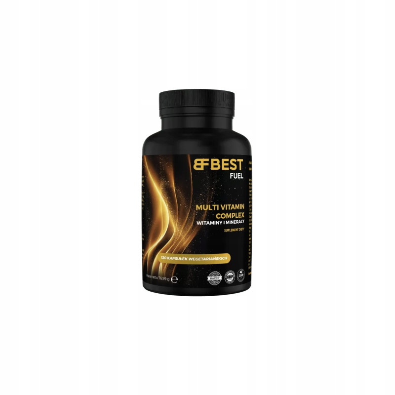 Best Fuel Multi Vitamin Complex Witaminy Minerały Żelazo Cynk Magnez