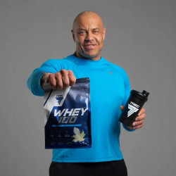 TTREC WHEY 100 700g SUPER BIAŁKO WPC 100% SIŁA MASA BCAA wanilia TTREC WHEY 100 700g SUPER BIAŁKO WPC 100% SIŁA MASA BCAA wanilia