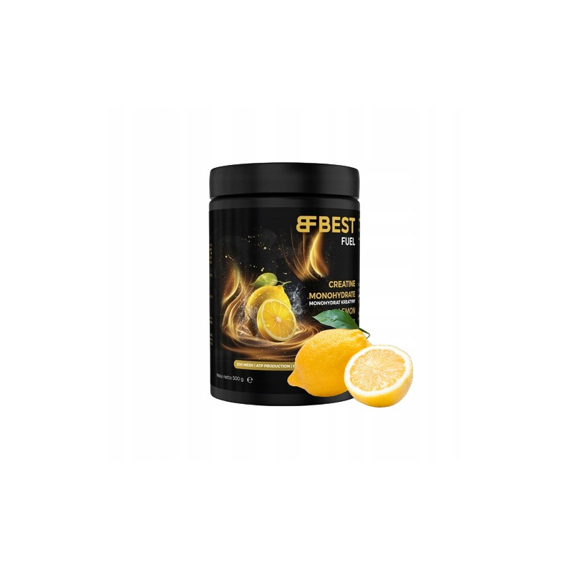 Best Fuel Creatine Monohydrate Monohydrat kreatyny Masa 500g - cytrynowy