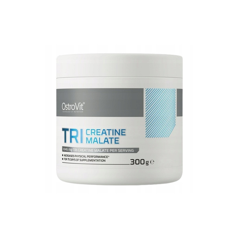 OSTROVIT TRI-CREATINE MALATE KREATYNA JABŁCZAN KREATYNY TCM 300g naturalny